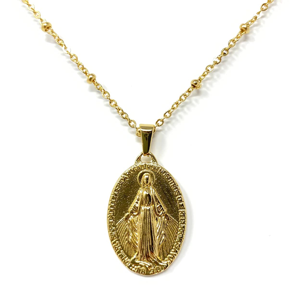 Virgin Mary Necklace by Godisabove God Is Above