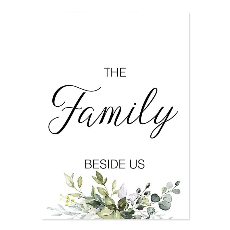 Lienzo hecho a mano (Food Family Love) by Godisabove™.