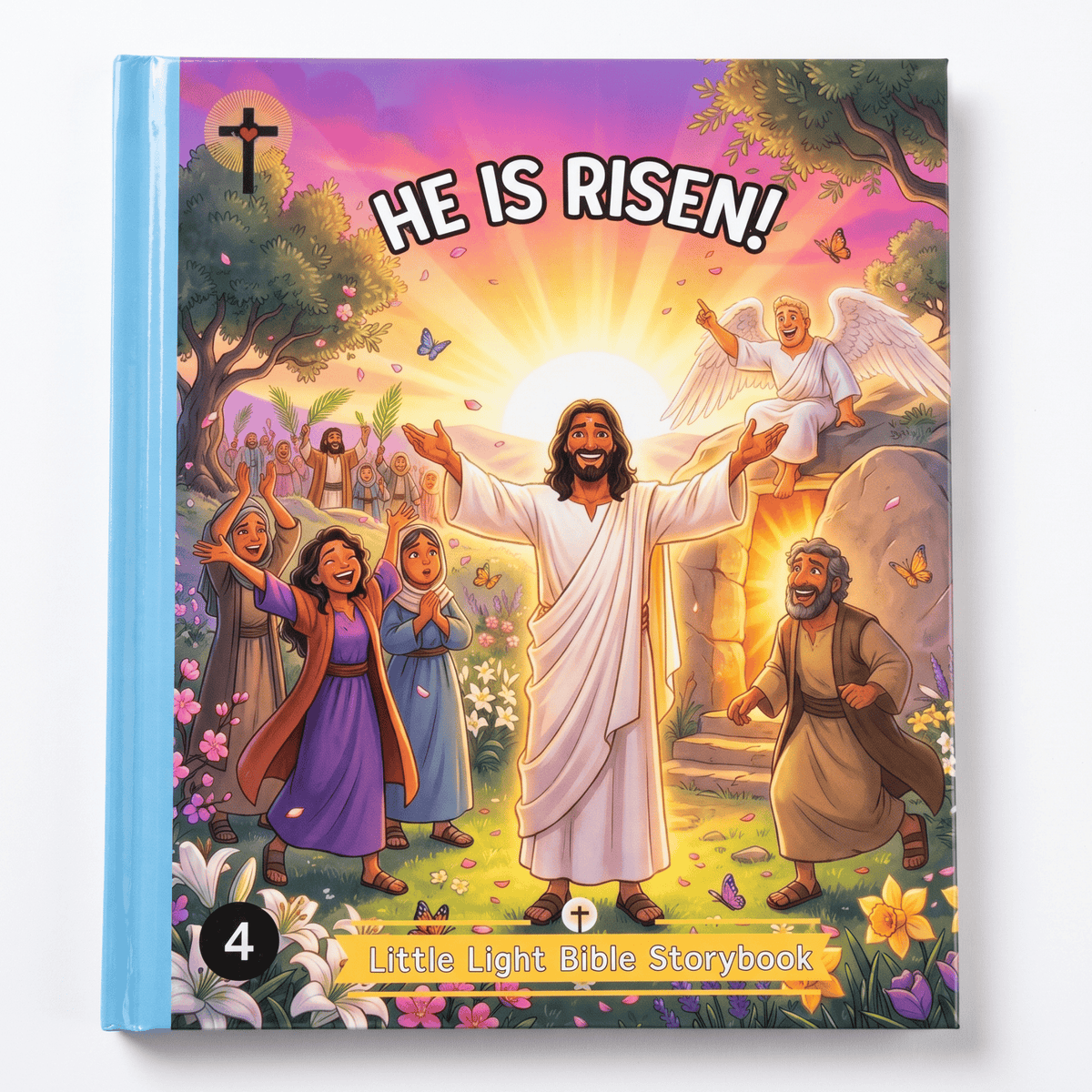 Little Light Bible Story Books - Complete 4 Book Set (Free Coloring Pages + Bible Stickers)