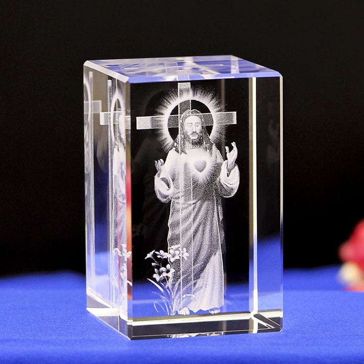 Handmade Jesus Themed 3D Mini Ornaments Crafted by Godisabove™
