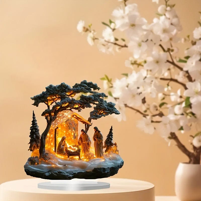 Jesus Holy Scene | Flat Ornament Statue