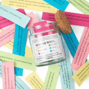 Handmade 90 Day Bible Jar