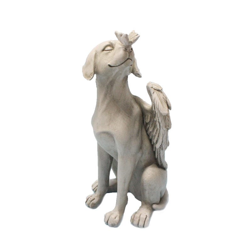 Angel Dog - Outdoor Statue | Handcrafted by Godisabove™