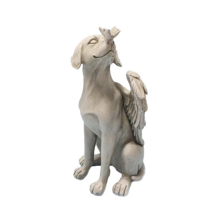 Angel Dog - Outdoor Statue | Handcrafted by Godisabove™