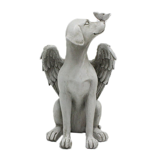 Angel Dog - Outdoor Statue | Handcrafted by Godisabove™