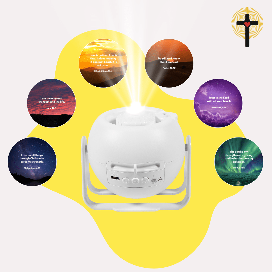 (GIFTING OFFER) Godisabove - The Bible Projector (Comes with 6 Free Scripture Discs)