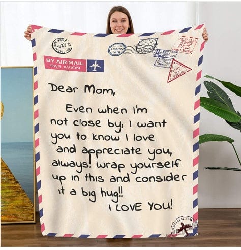 Dear Mom, I Love You Blanket by Godisabove™