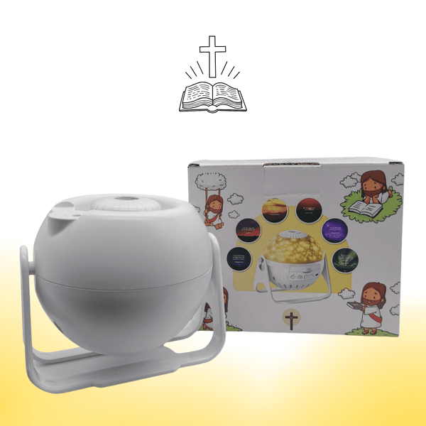Kids Bible Projector | Learn Scripture at Bedtime (6 Free Verse Discs Included)
