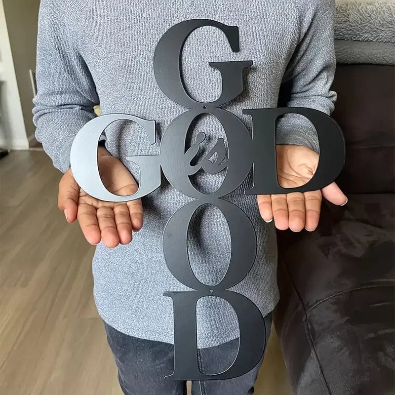 "God Is Good" Handmade Metal Wall Decor by Godisabove™