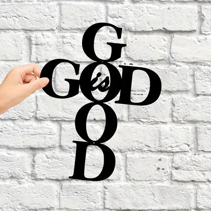 "God Is Good" Handmade Metal Wall Decor by Godisabove™