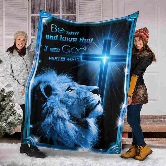 “Be Still & Know” Comfort Blanket by Godisabove™