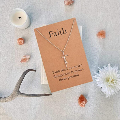 "FAITH" Necklace by Godisabove™