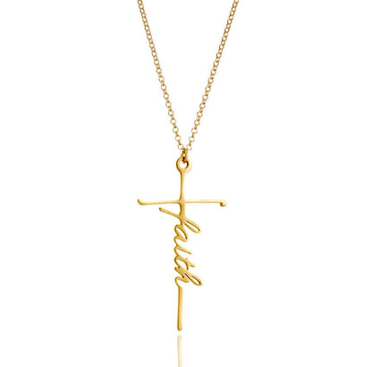 "FAITH" Necklace by Godisabove™