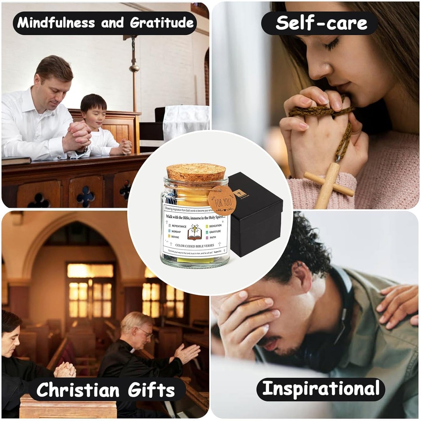 Handmade 90 Day Holy Spirit Jar (Comes With Christian Gift Box) (GIFTING OFFER)