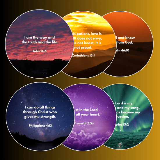 Bible Verse Projector (6 Free Scripture Discs Included) – God Is Above