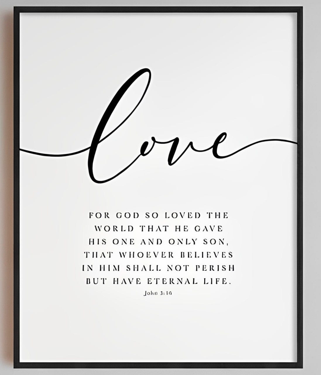 Handmade (Faith Hope Love) Bible Verse Canvas by Godisabove™