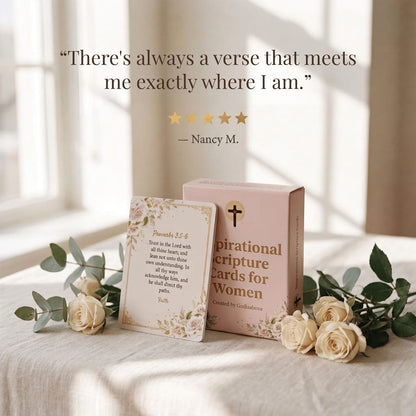 Inspirational Scripture Cards for Women – Daily Encouragement