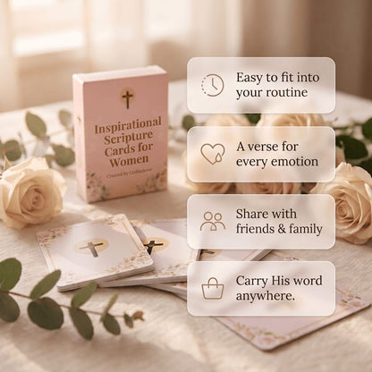 Inspirational Scripture Cards for Women – Daily Encouragement
