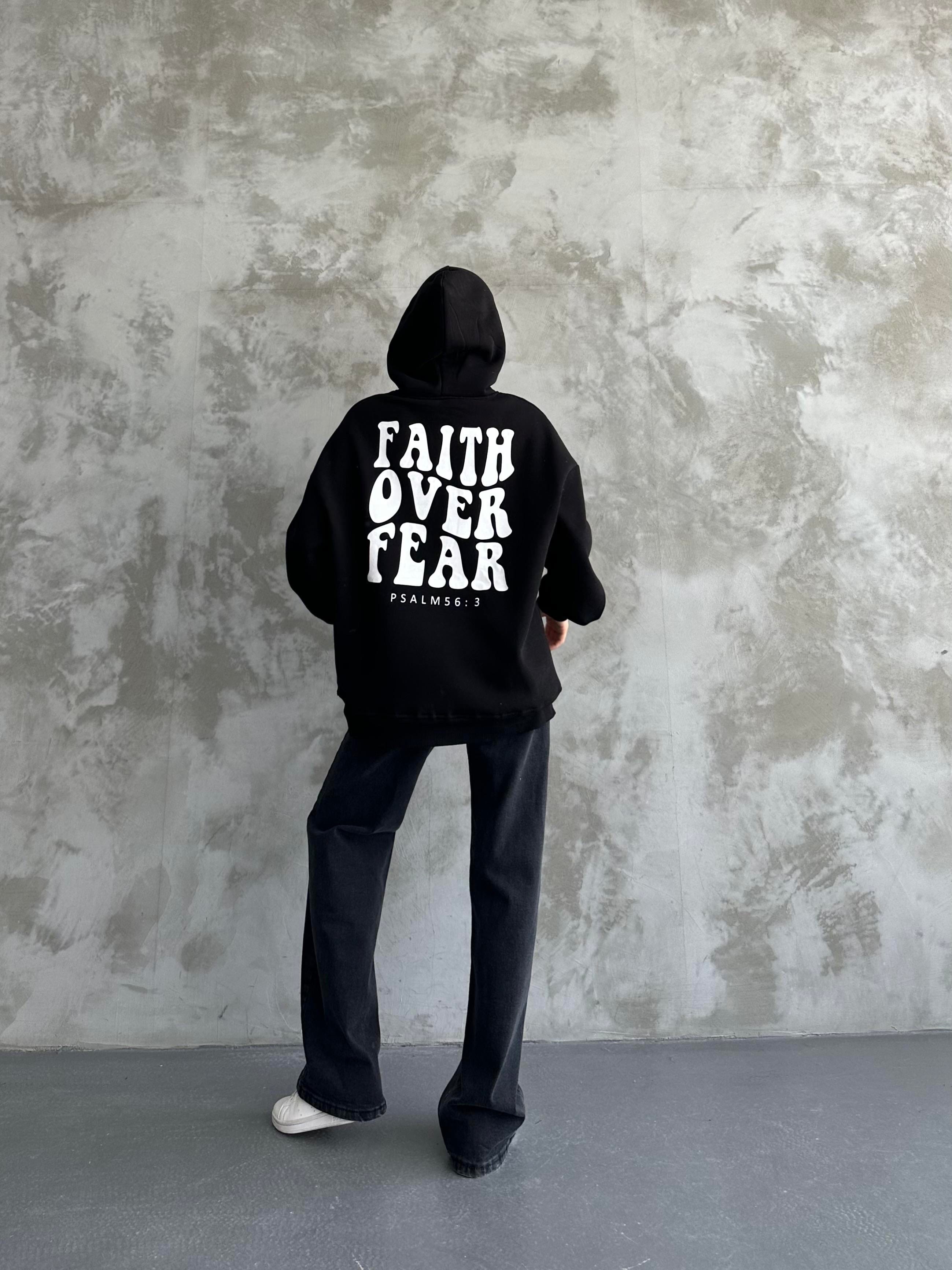 Faith over fear hoodie best sale