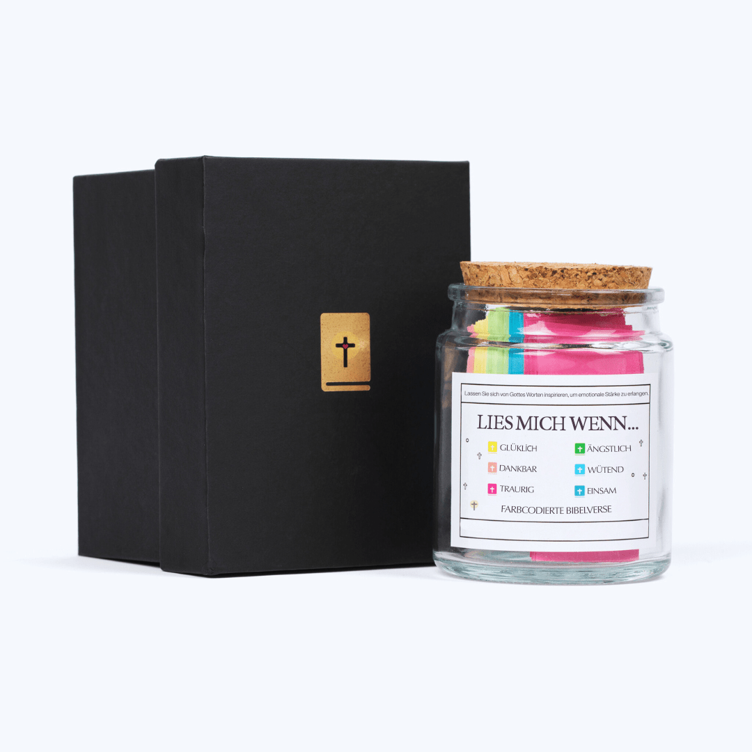 Handgemachte 90 Tage Bibel Verse Jar (Kommt mit Christlichen Geschenk-Box)