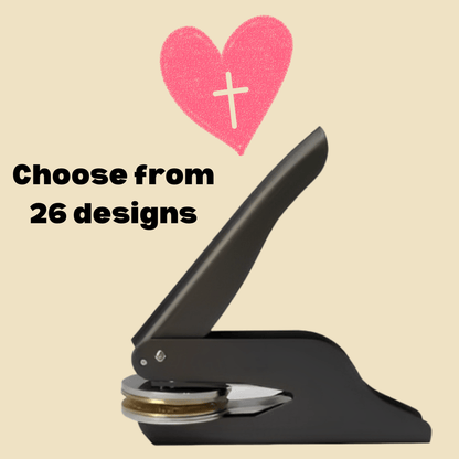 Godisabove™ Custom Book Embosser (Comes with free embosser gift box)