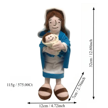 Handmade Jesus Plushie by Godisabove™