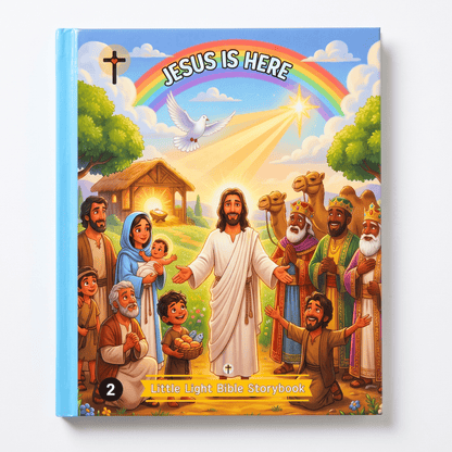 Little Light Bible Story Books - Complete 4 Book Set (Free Coloring Pages + Bible Stickers)