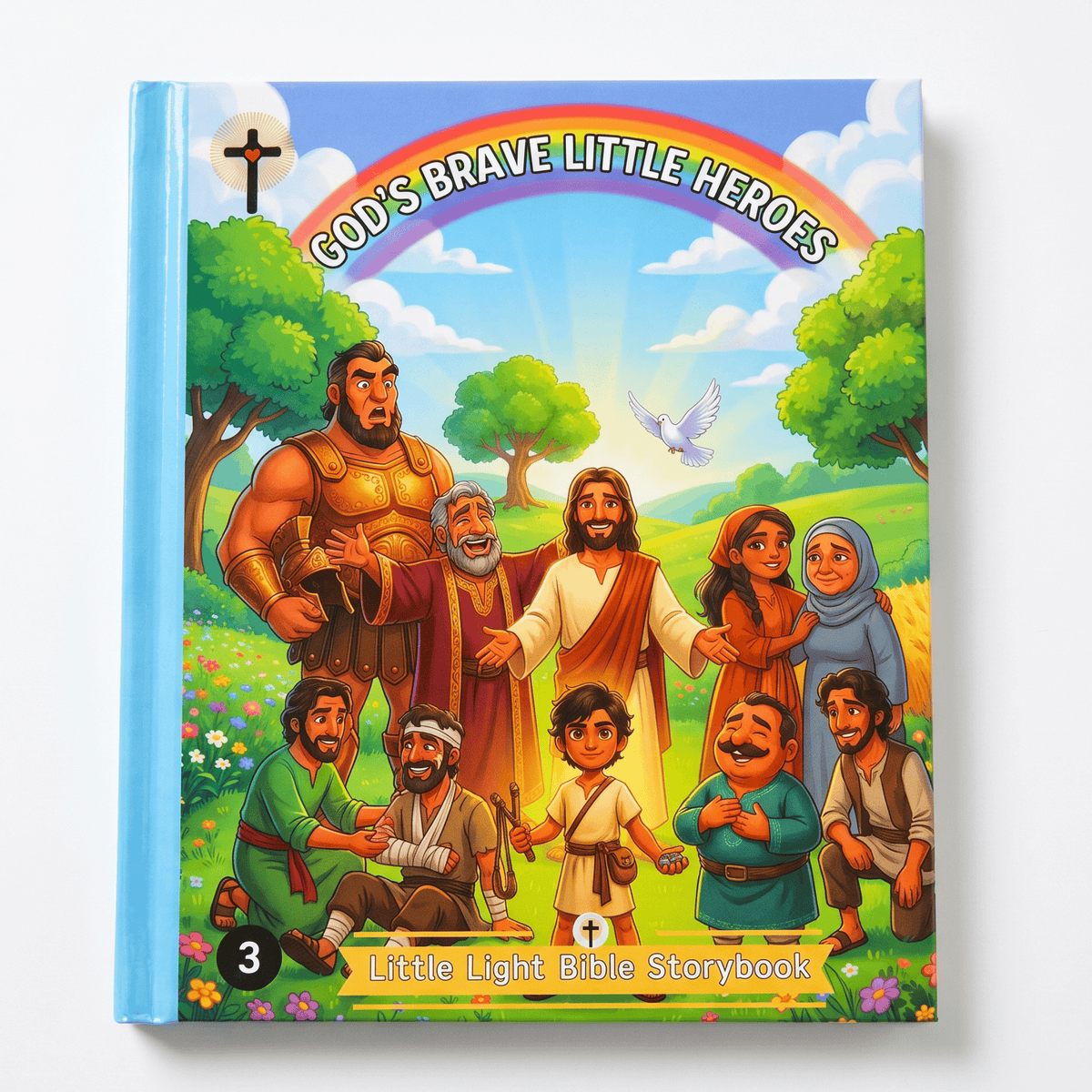 Little Light Bible Story Books - Complete 4 Book Set (Free Coloring Pages + Bible Stickers)