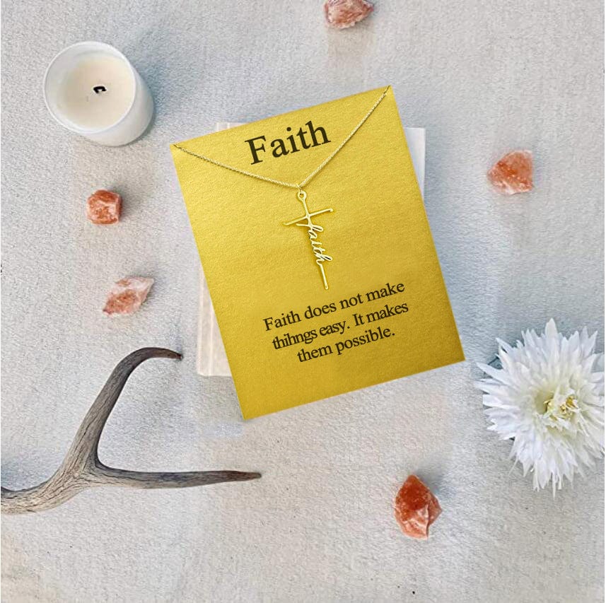 "FAITH" Necklace by Godisabove™