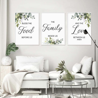 Handmade (Food Family Love) Canvas by Godisabove™