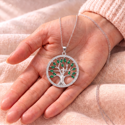 Naomi tree of life pendant in the palm