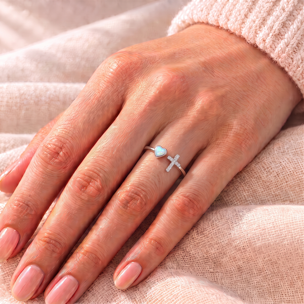 Junia ring worn on hand