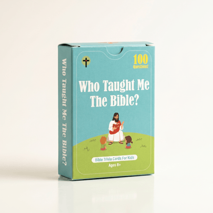 Who Taught Me The Bible? Game cards for kids (100+ Unique Questions)